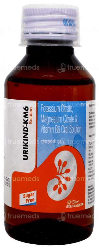 Urikind Km6 Sugar Free Solution 100Ml